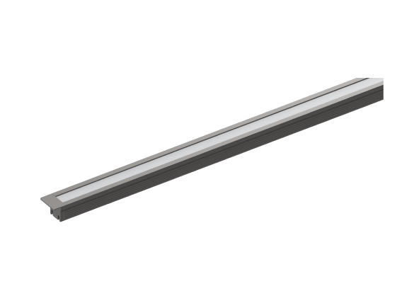PERFIL DE EMBUTIR DIFUSOR AMPLO PRETO